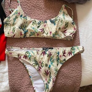 Nasty Gal Floral Bikini